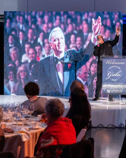 Roy Firestone singing along to Frank Sinatra