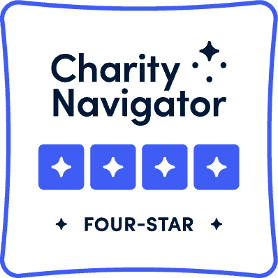Charity Navigator 4-Star Rated